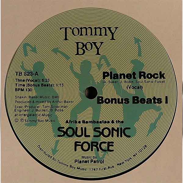 Monky Records Afrika Bambaataa & Soulsonic Force - Planet Rock